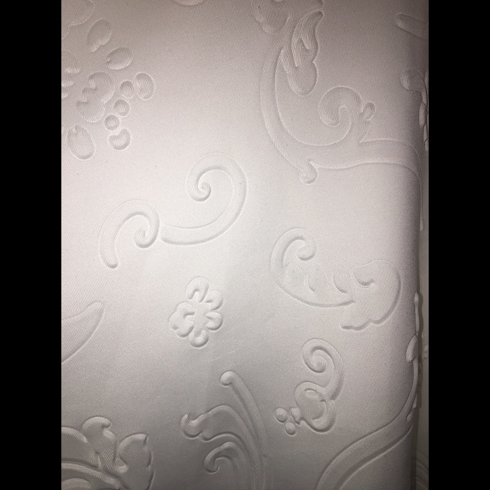 White Flowy Dress with Unique Pattern